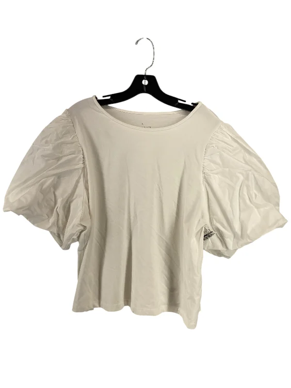 Top Short Sleeve By A New Day In White, Size: 2x