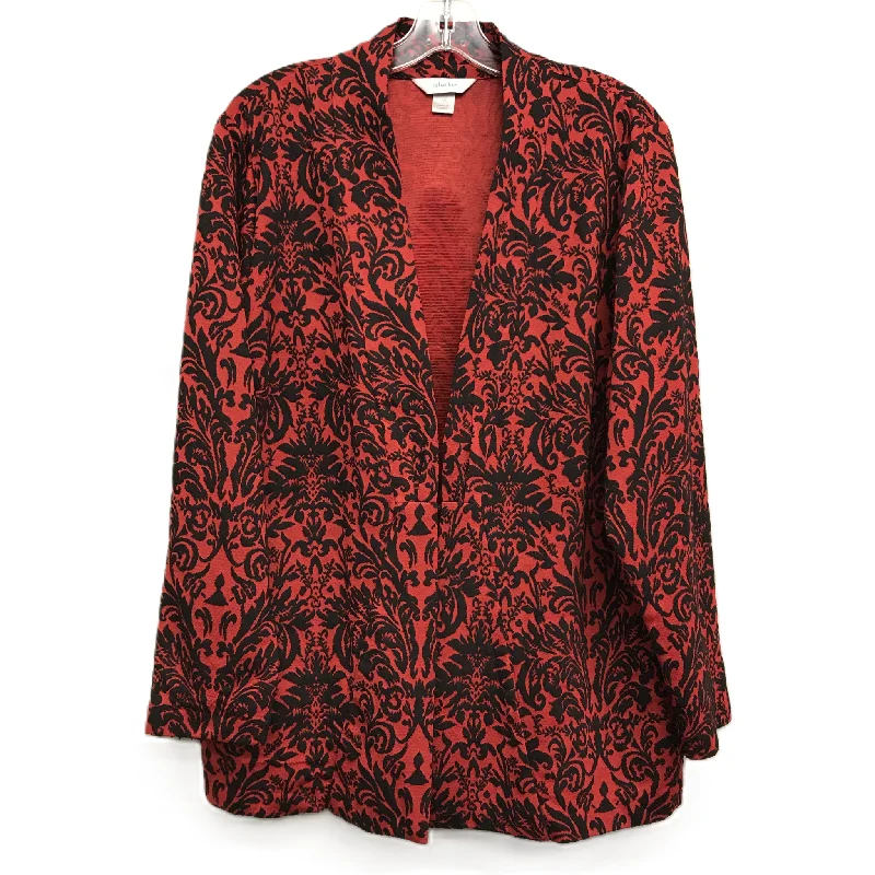 Blazer By Cj Banks In Black & Red, Size: 1x