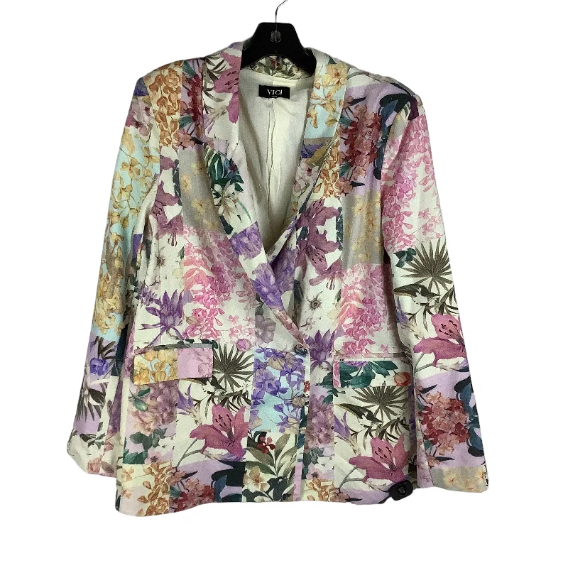 Blazer By Vici In Floral Print, Size: L