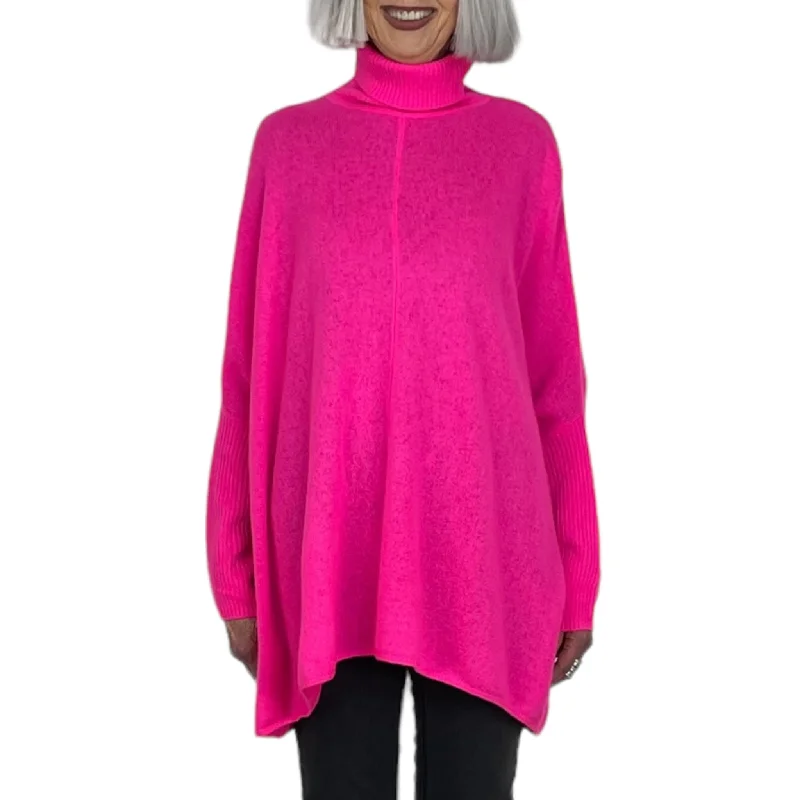 JOJO CASHMERE PONCHO PULLOVER