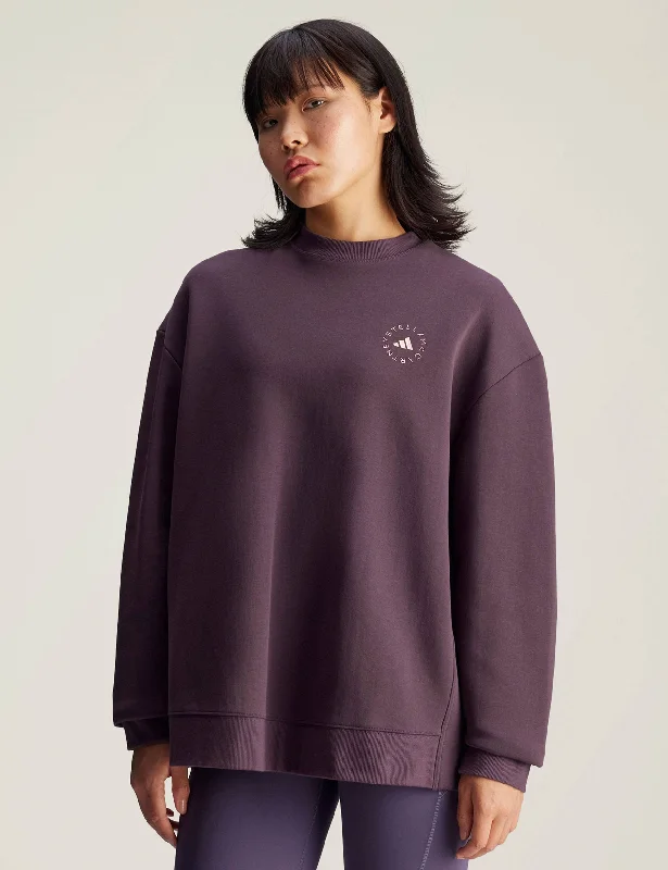 Loose Sweatshirt - Mineral Red