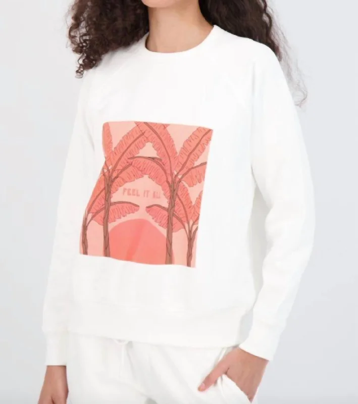 Dune "feel It" Sweatshirt In White