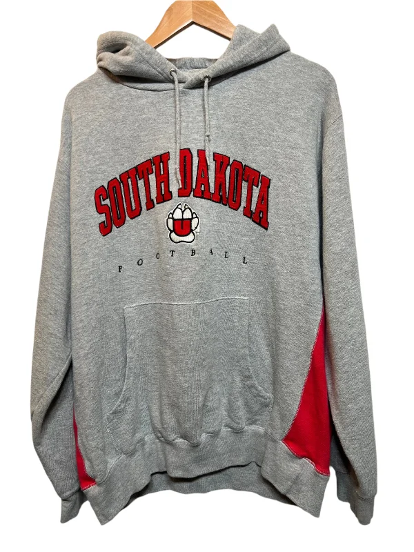 South Dakota Mens Grey Hoodie (Size L)