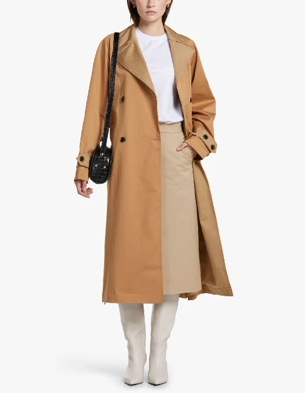 Greta Trenchcoat 14713 - Camel Mix