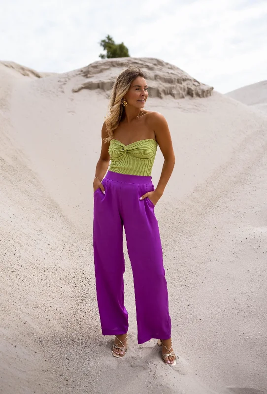 Pantalon Thaly - violet