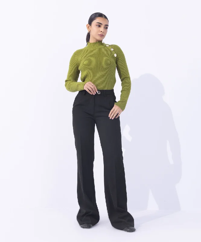 Tailored Flared Trousers